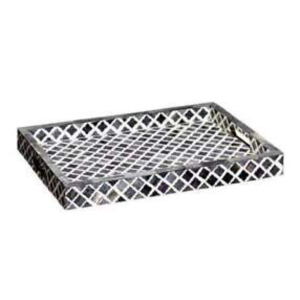 New Mela Artisans Fantasy in Grey Decorative Tray Popsugar Neiman Marcus